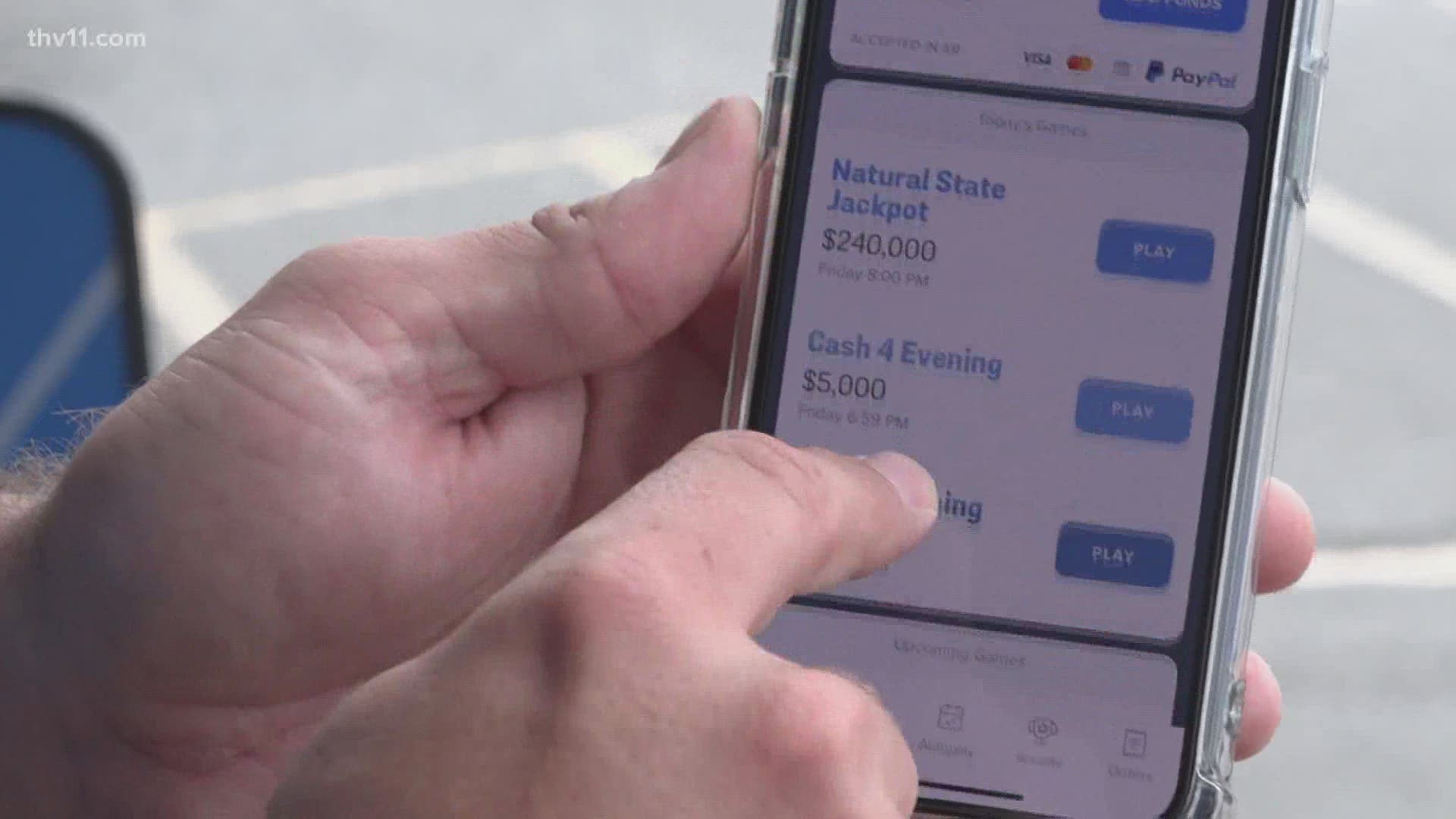 Online lottery